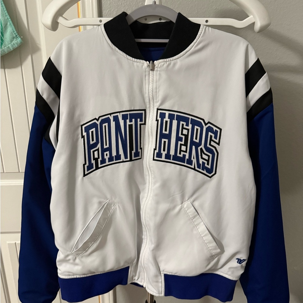 White and Blue Panthers Jacket